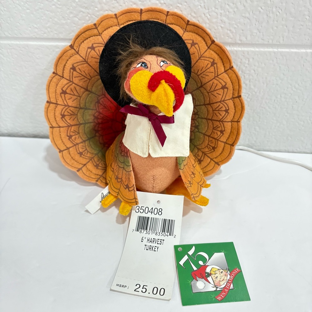 Annalee 2008 6 inch Harvest Turkey with Hat